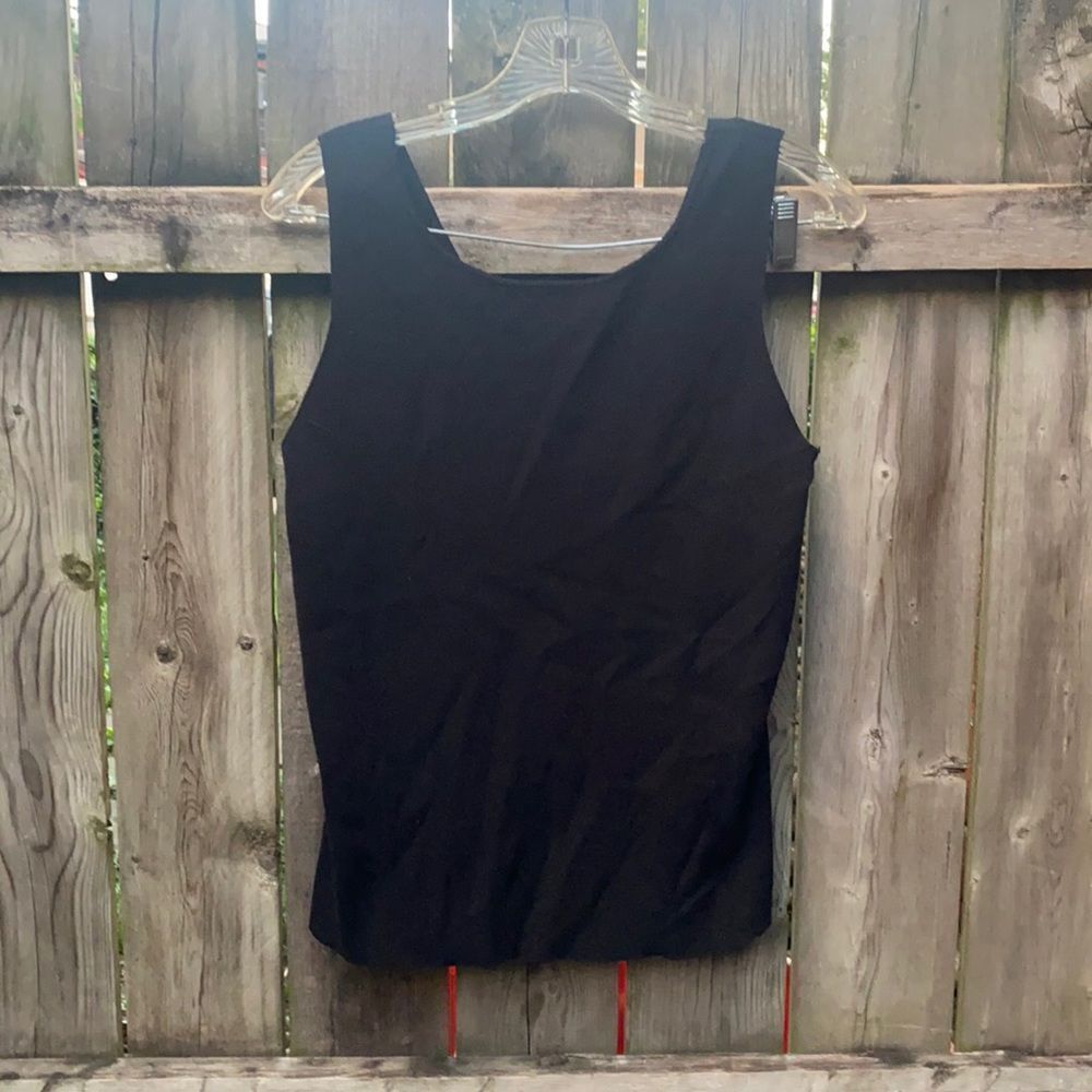 Bar III black tank top sz. L